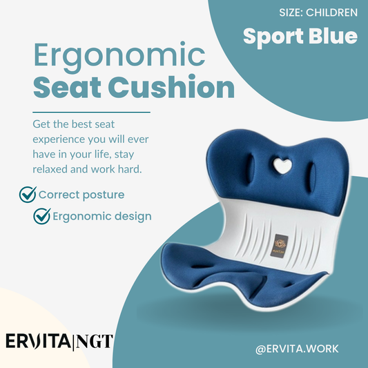 Children 3 to 12 years old Ergonomic Seat Cushion