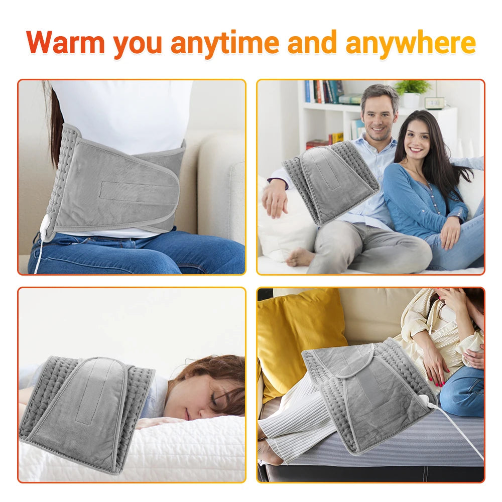 Multifunctional Electric Heating Pad for Waist Lumbar Back Pad Belt Protector Brace Band Support Household Waist Warmth Tool
