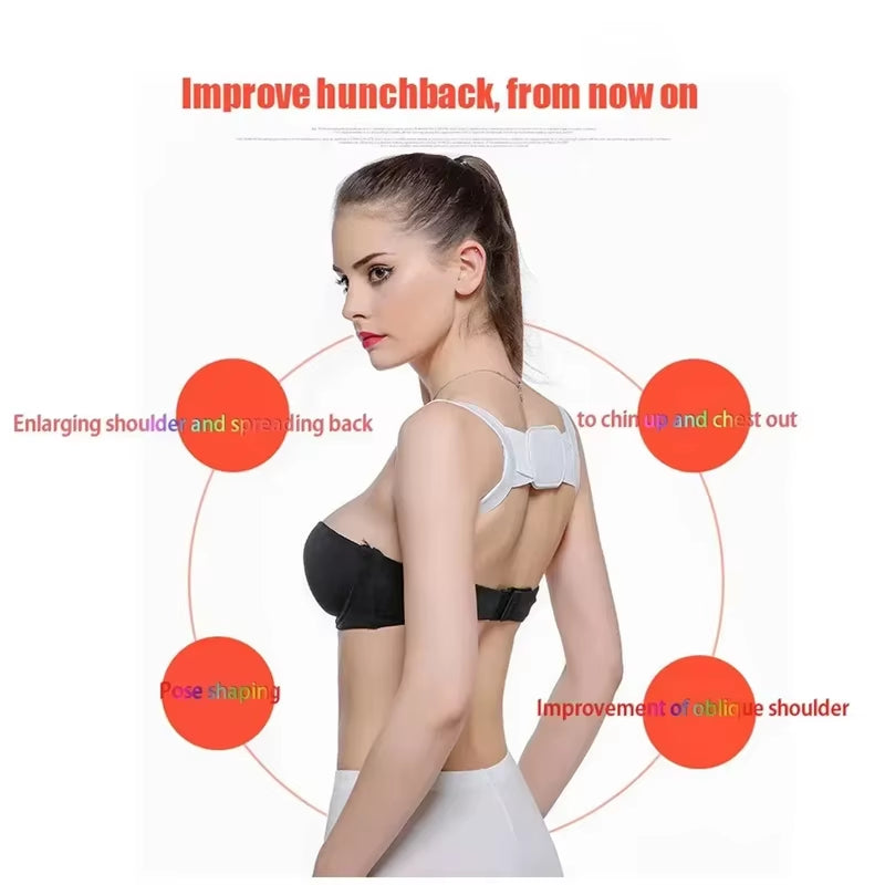 Adjustable Posture Corrector Invisible Rectify Camelback Back Resistance Band Men Women Health Care Bad Posture Corrector