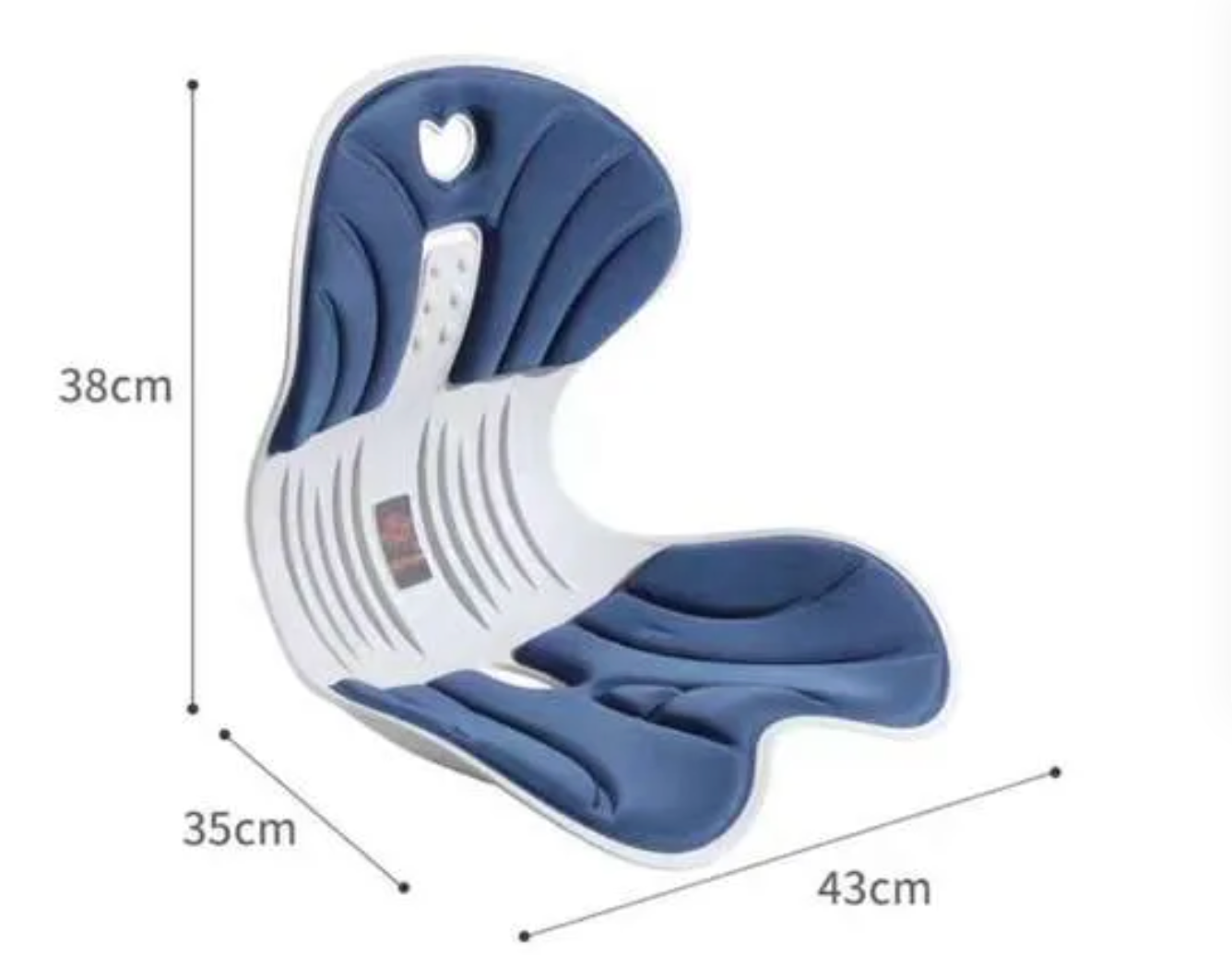 Adult Ergonomic Seat Cushion for Posture, Back Pain Relief, and Comfort
